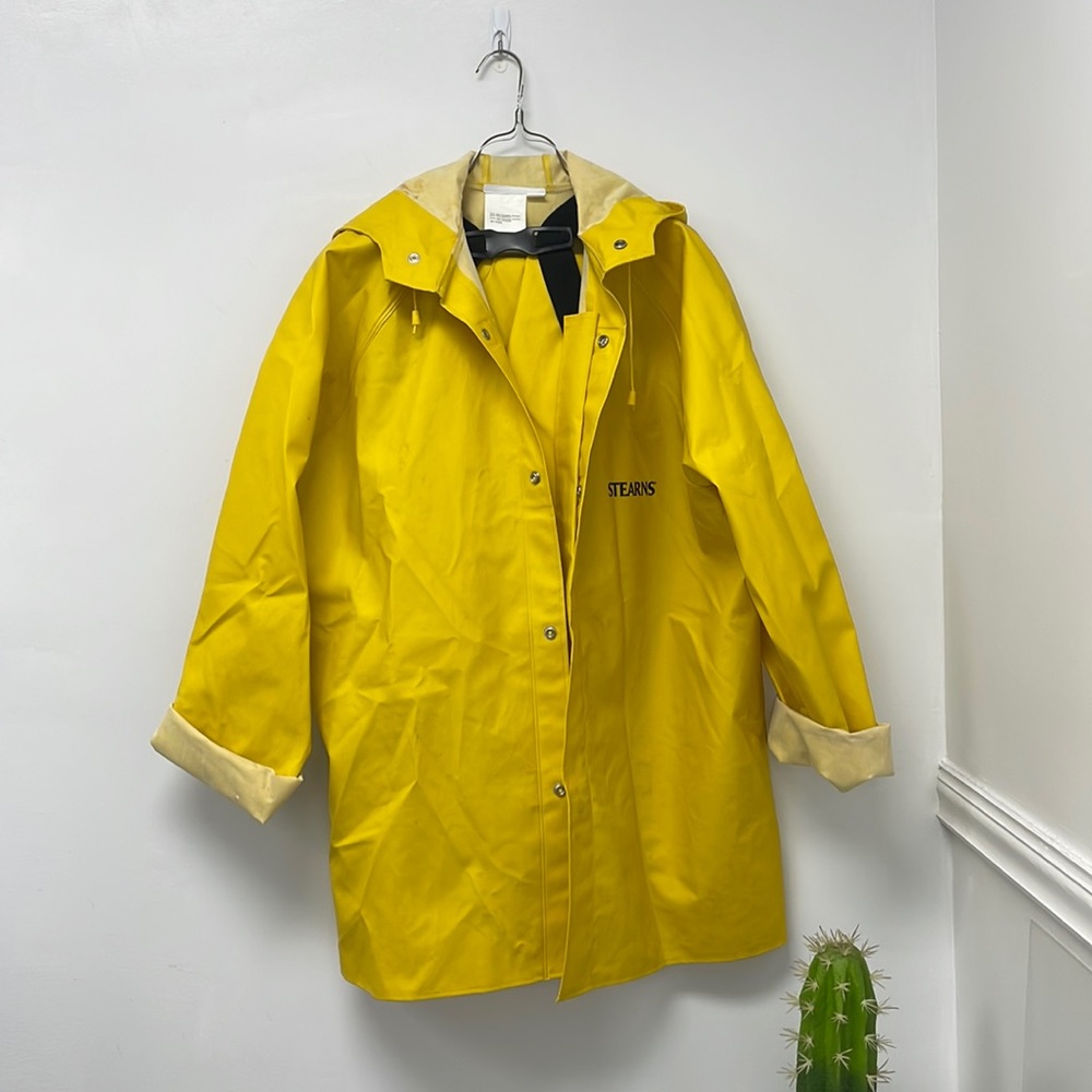 Yellow rain suit